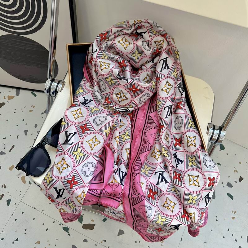 LV silk scarf 90-180cm E032943